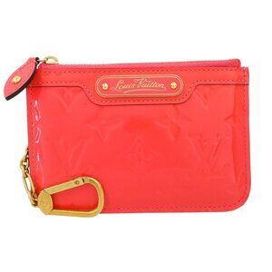 Louis Vuitton Pink Vernis Pochette Cles NM Coin Wallet